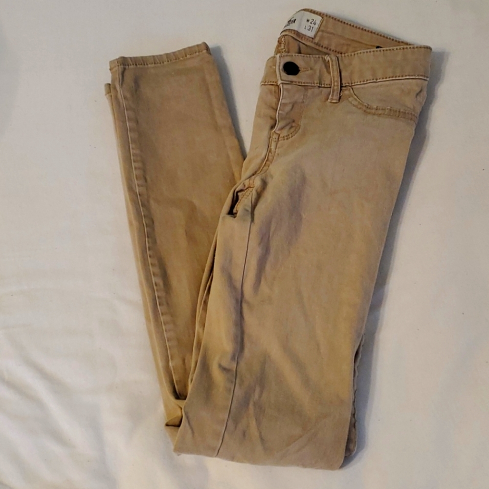 Tan jeans
